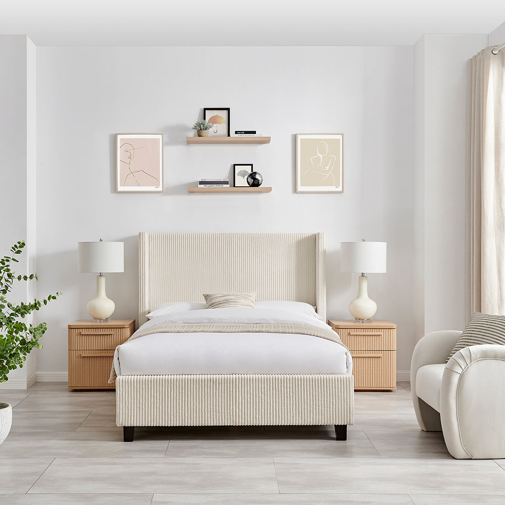 Gemini Bed (LB73) - Natural Cord - Multiple Sizes