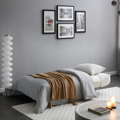 Remi Sofa Bed - Cream Sherpa Fabric