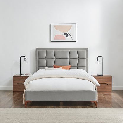 Carmen Bed (LB87) - Silver - Multiple Sizes