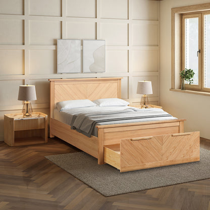 Kenji Storage Bed (LB77) - Multiple Sizes