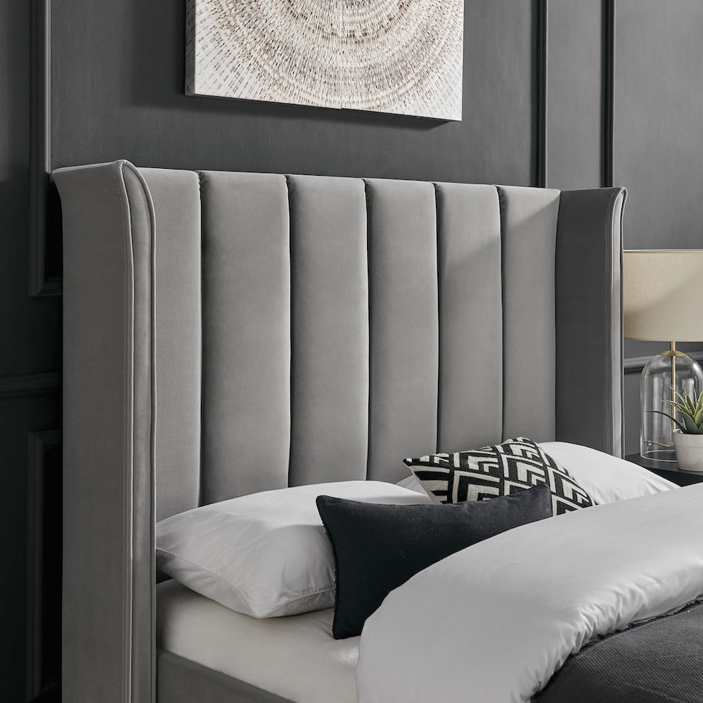 Polaris Bed Frame (LB66) - Silver - Multiple Sizes
