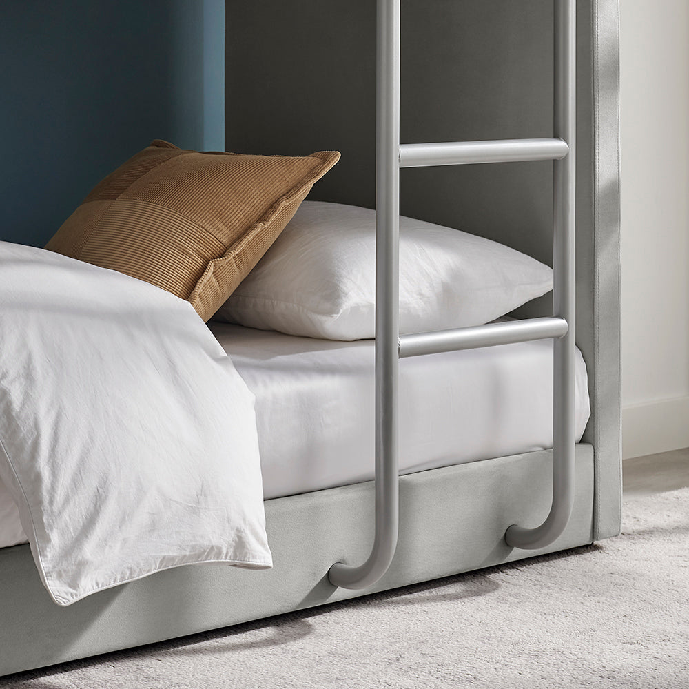 Eloise Bunk Bed (LB89) - Grey Velvet