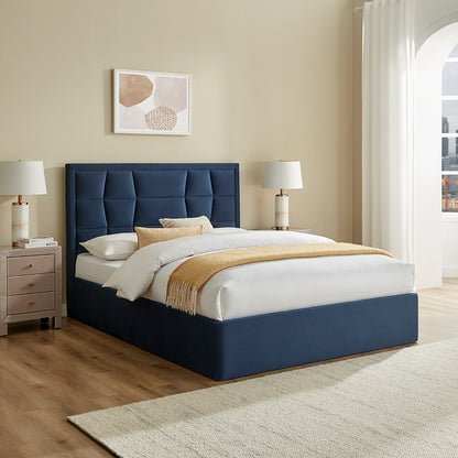 Carmen Storage Bed (LB88) - Navy - Multiple Sizes