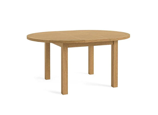 Burford Round Extendable Dining Table - Oak