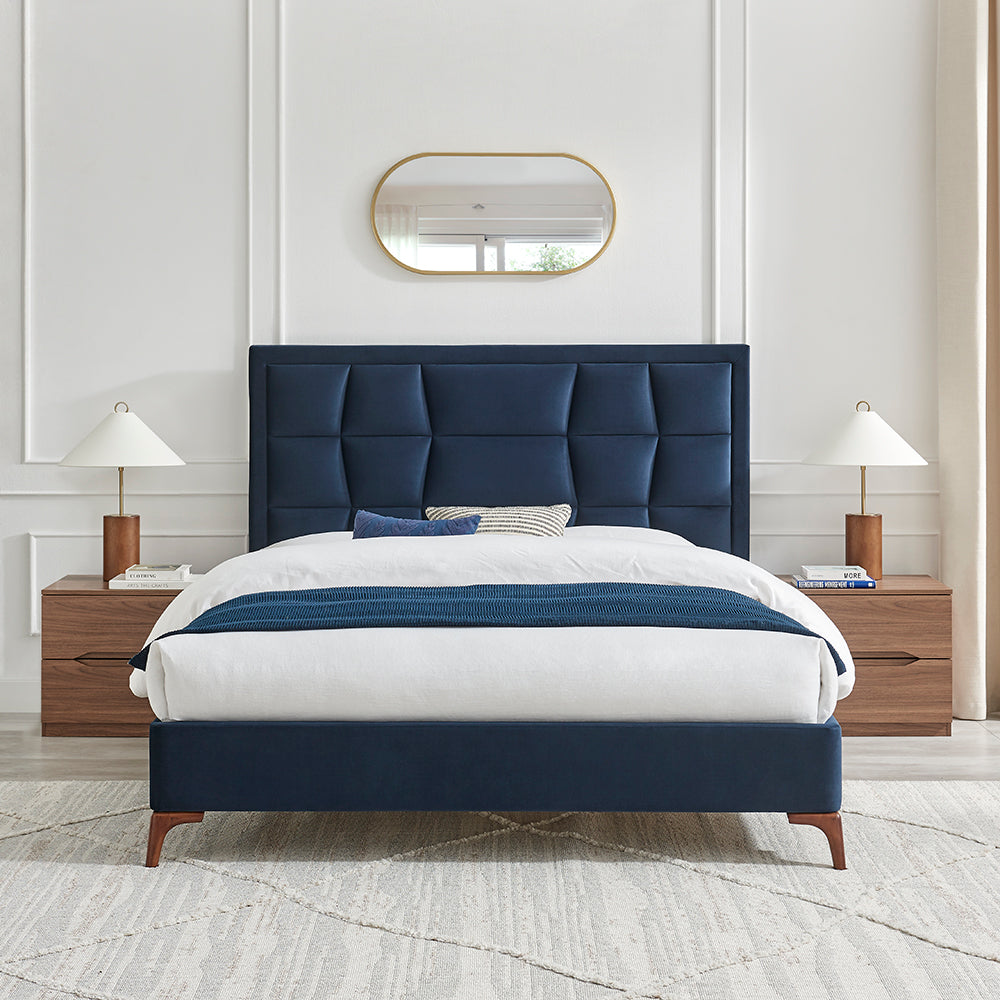 Carmen Bed (LB87) - Navy - Multiple Sizes