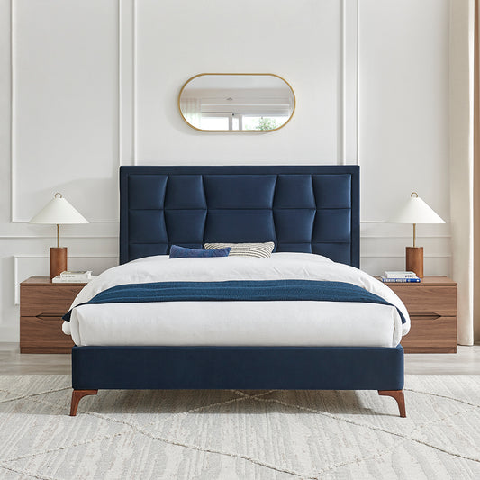 Carmen Bed (LB87) - Navy - Multiple Sizes