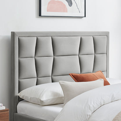 Carmen Bed (LB87) - Silver - Multiple Sizes