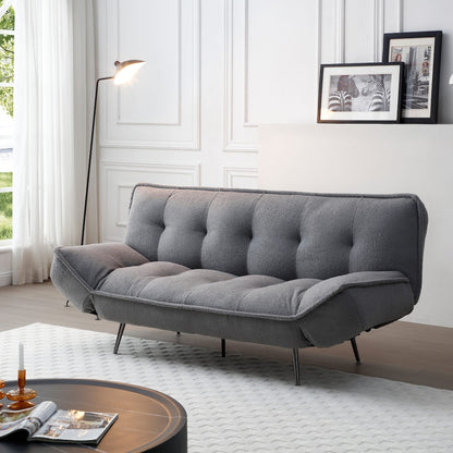 Remi Sofa Bed - Grey Sherpa Fabric