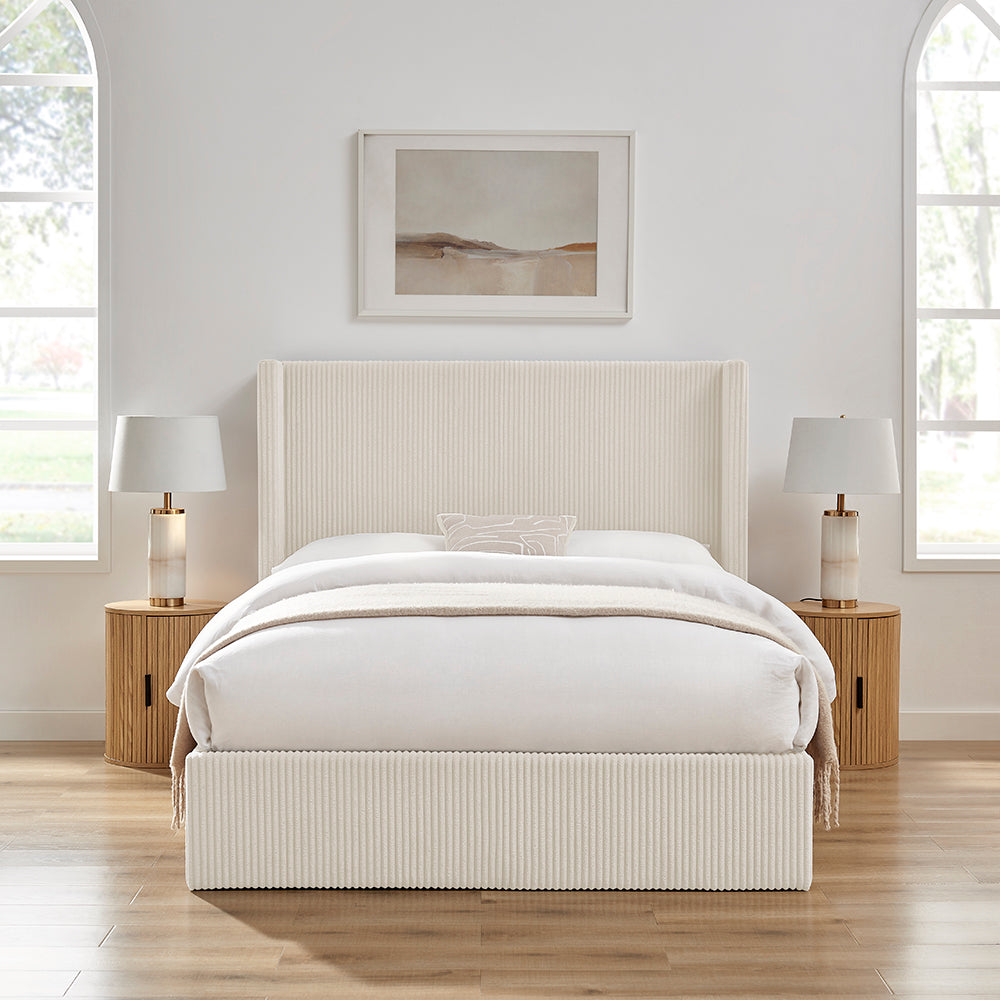 Gemini Storage Bed (LB74) - Natural Cord - Multiple Sizes