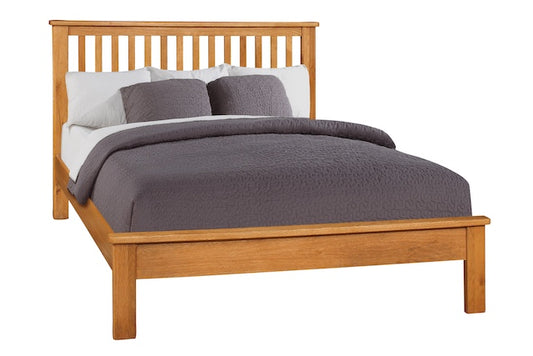 Aintree Bed Frame - Solid Oak - Multiple Sizes