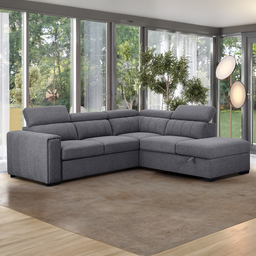 August Corner Sofa Bed