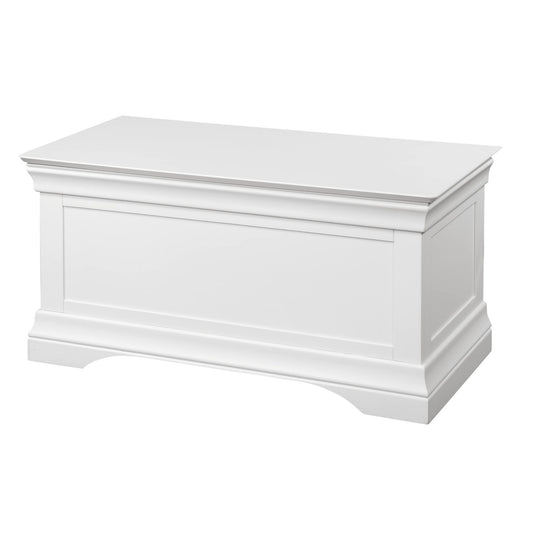 Bella Blanket Box - White