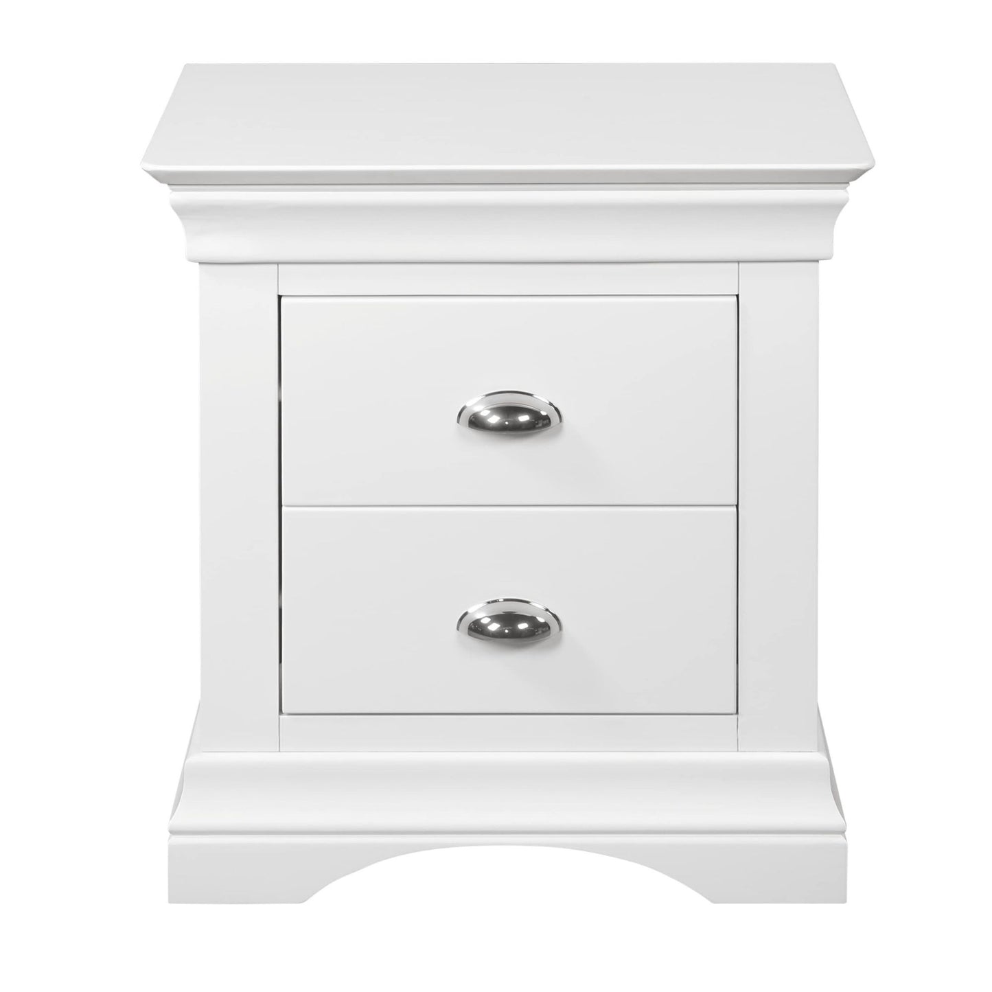 Bella 2 Drawer Locker - White