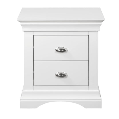 Bella 2 Drawer Locker - White