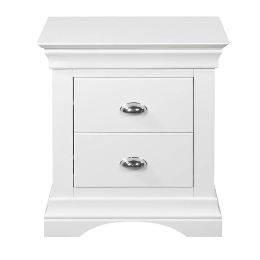 Bella 2 Drawer Locker - White