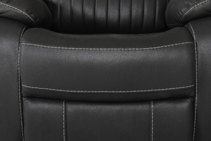 Barkley 1 Seater Manual Recliner Armchair - Dark Grey