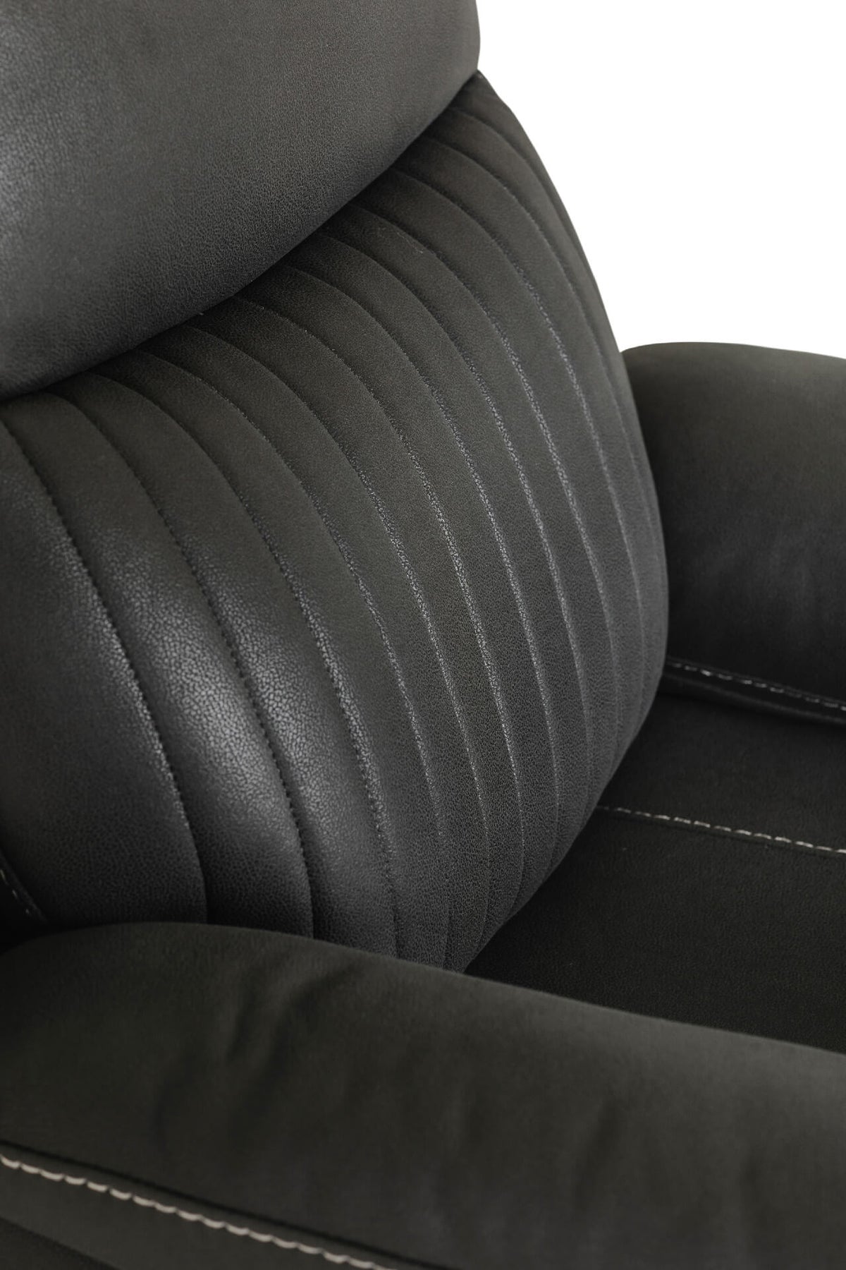 Barkley 1 Seater Manual Recliner Armchair - Dark Grey