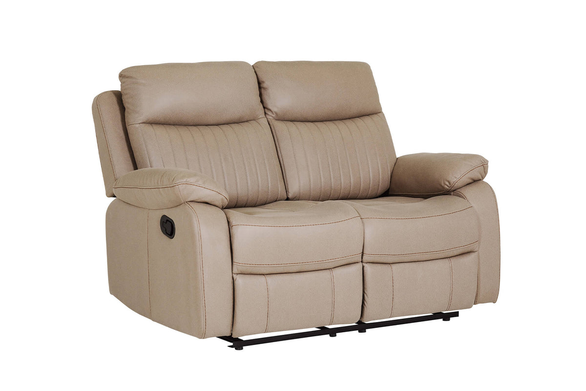 Barkley 2 Seater Manual Recliner Sofa - Brown