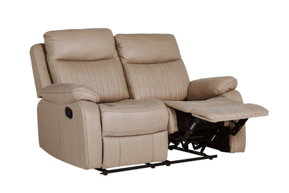 Barkley 2 Seater Manual Recliner Sofa - Brown