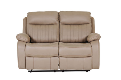 Barkley 2 Seater Manual Recliner Sofa - Brown