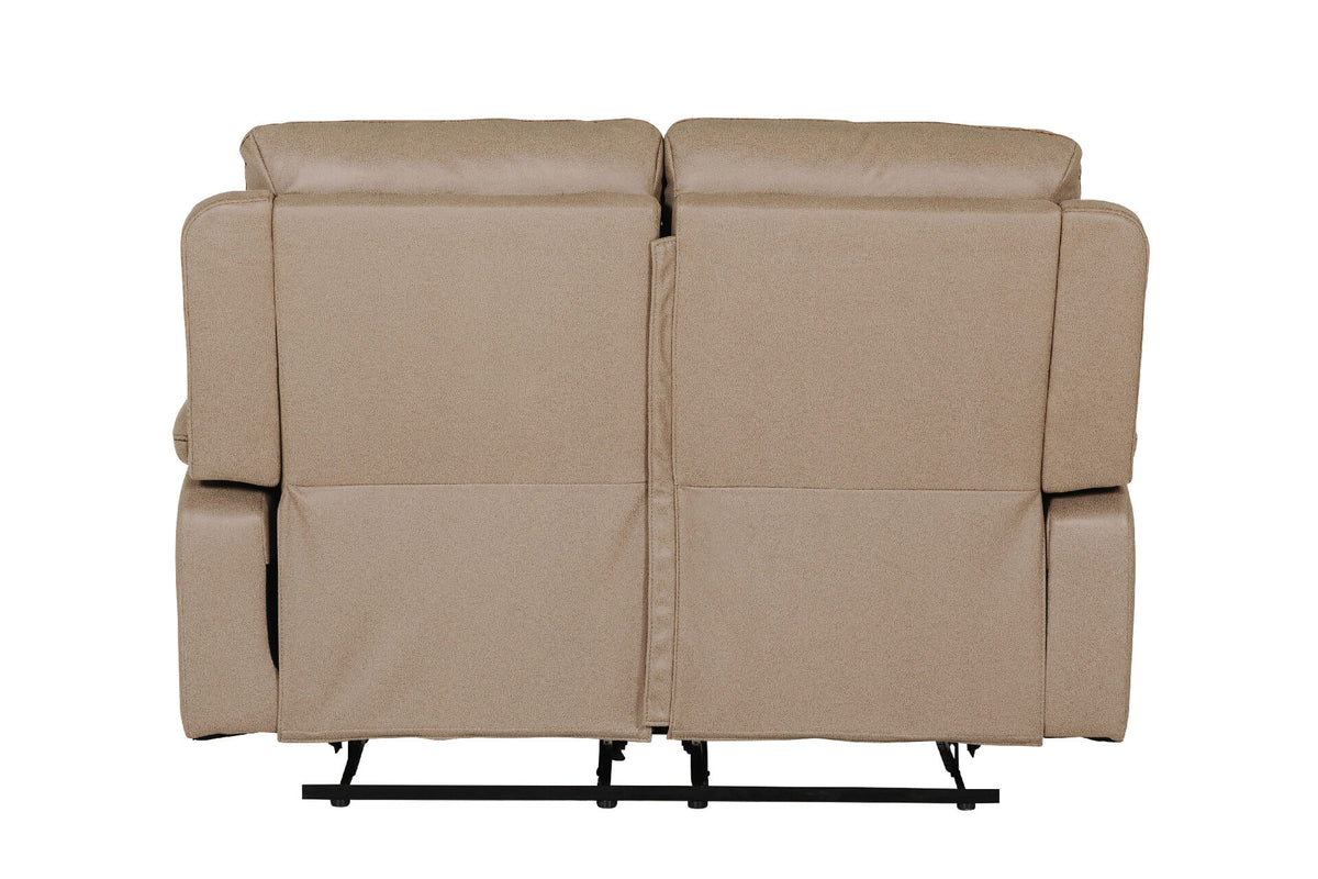 Barkley 2 Seater Manual Recliner Sofa - Brown