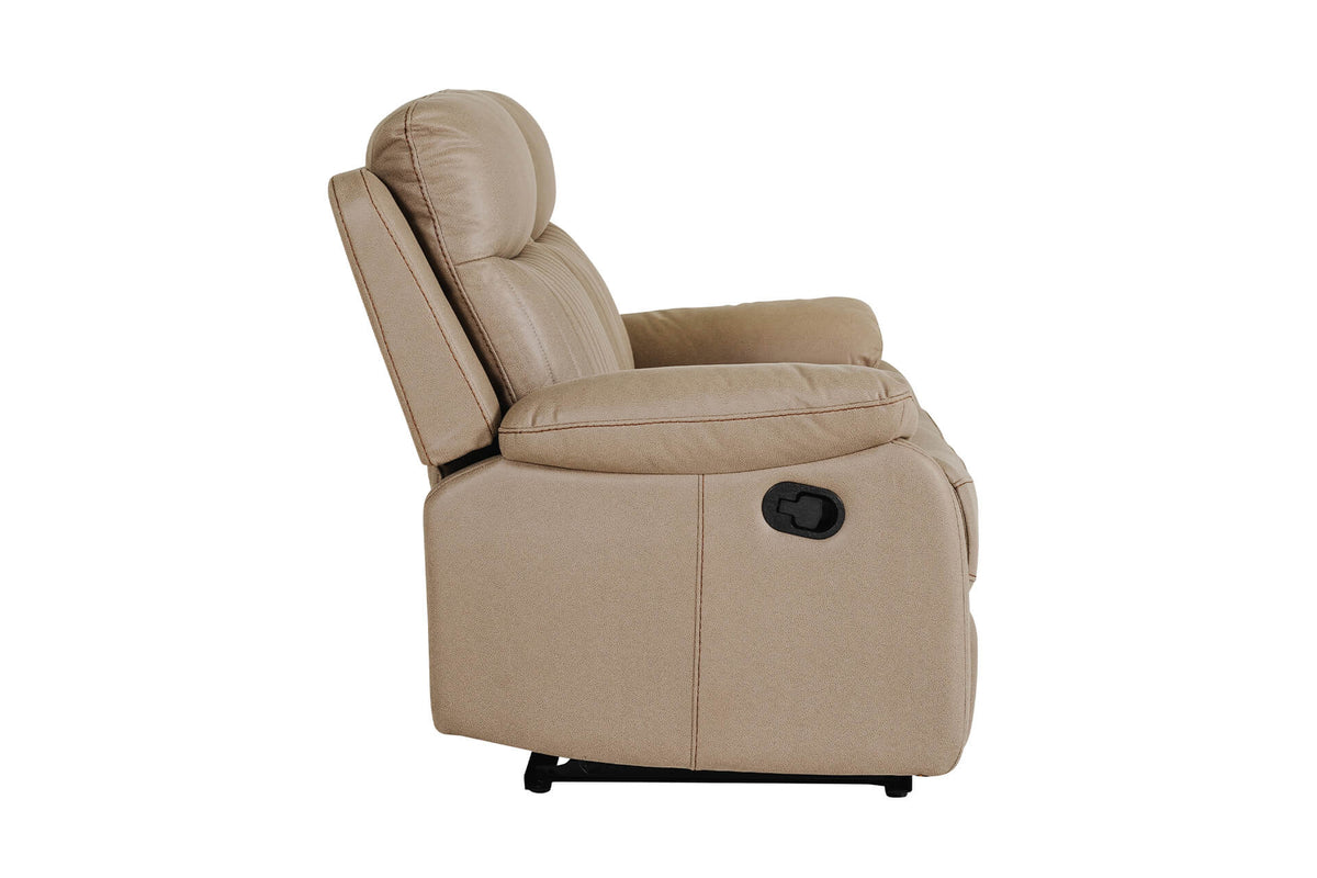 Barkley 2 Seater Manual Recliner Sofa - Brown