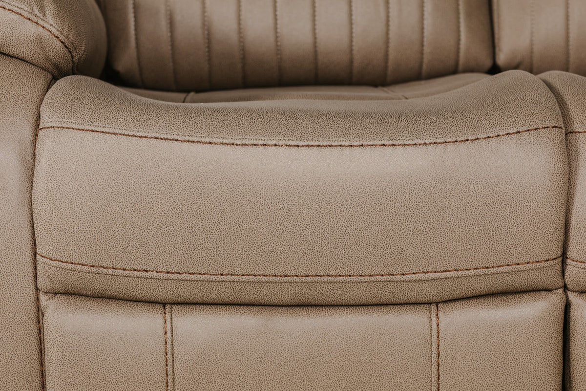 Barkley 2 Seater Manual Recliner Sofa - Brown