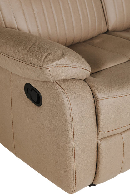 Barkley 2 Seater Manual Recliner Sofa - Brown