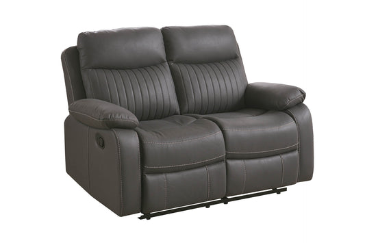 Barkley 2 Seater Manual Recliner Sofa - Dark Grey