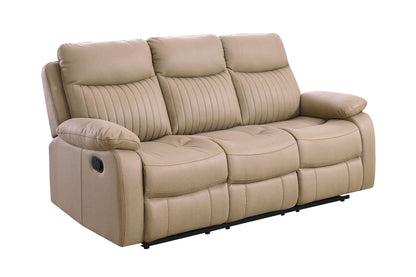 Barkley 3 Seater Manual Recliner Sofa - Brown