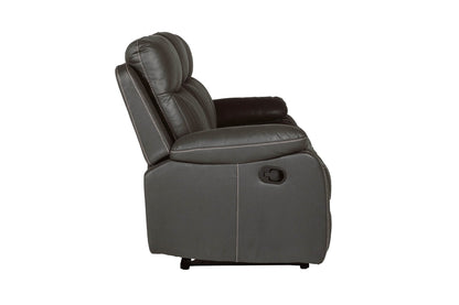 Barkley 3 Seater Manual Recliner Sofa - Dark Grey
