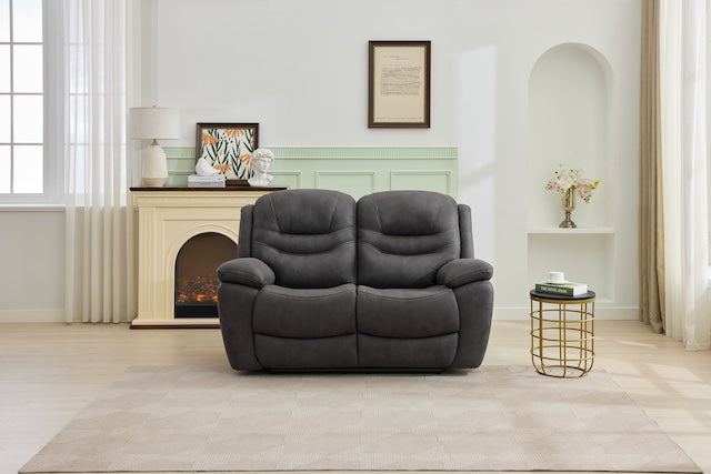 Bremen 2 Seater Loveseat - Gunmetal AC