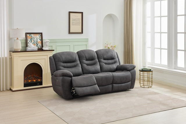 Bremen 3 Seater Sofa - Gunmetal AC