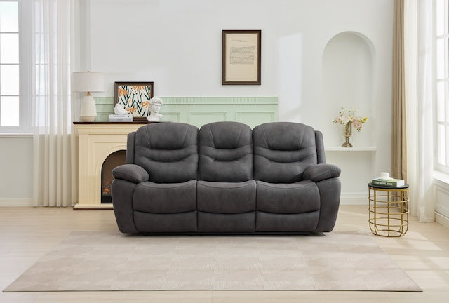Bremen 3 Seater Sofa - Gunmetal AC
