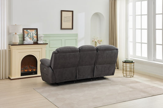 Bremen 3 Seater Sofa - Gunmetal AC