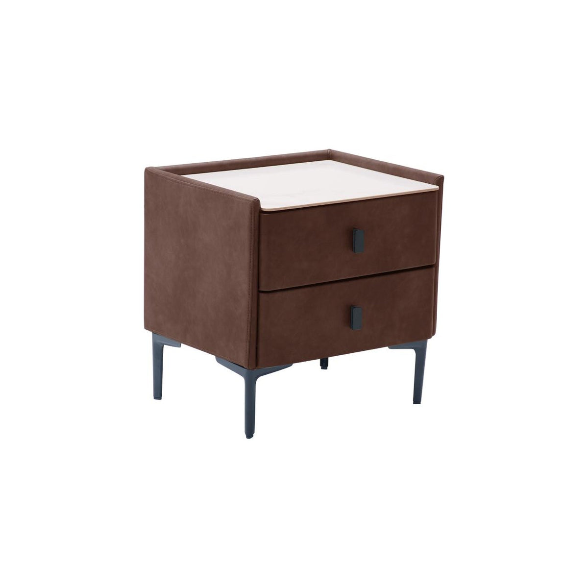 Carla Bedside Table with Charger - Multiple Colours