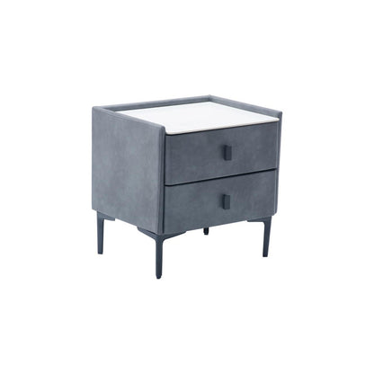 Carla Bedside Table with Charger - Multiple Colours