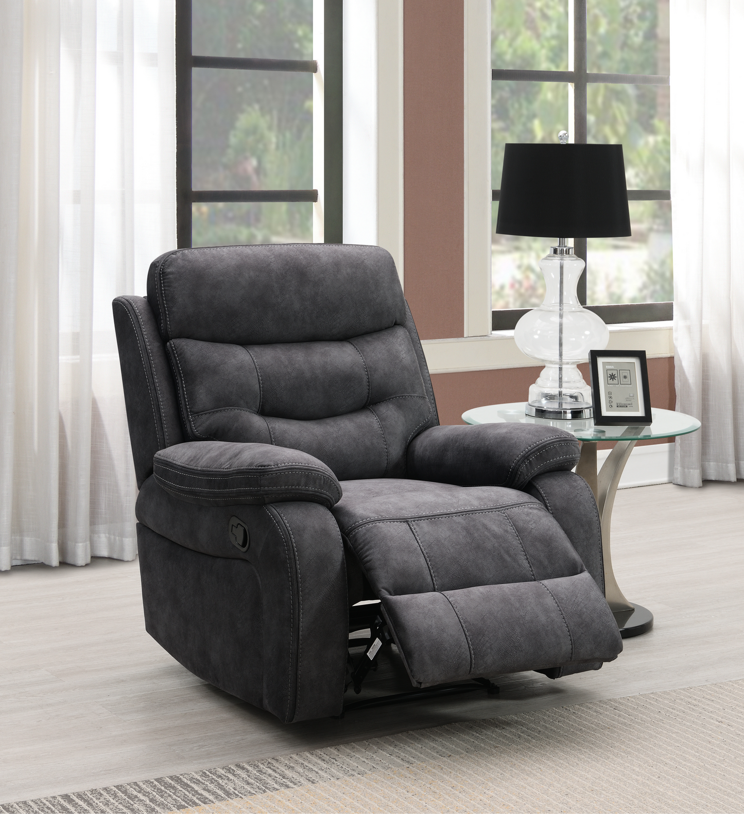 Carrie Armchair - Dark Grey