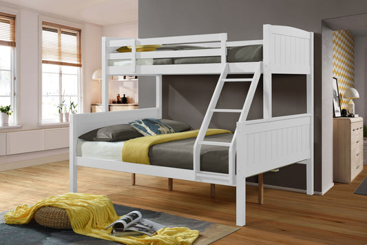 Cassie Triple Bunk Bed - White