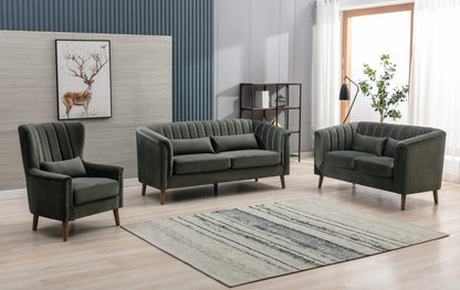 Charlotte 3 Seater - Winter Moss