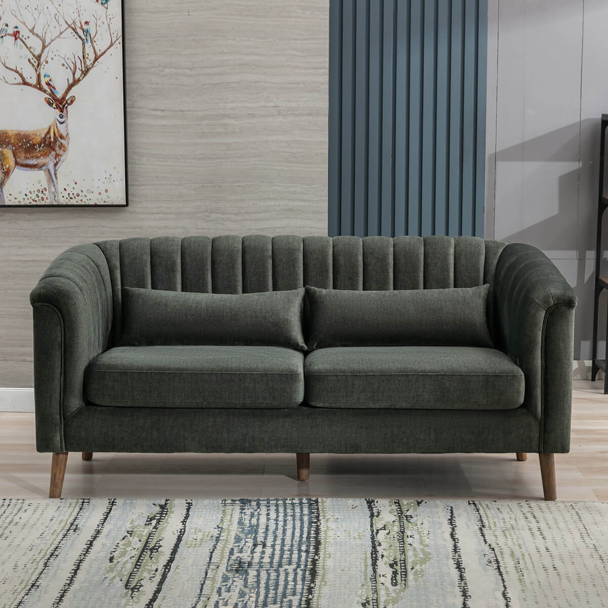 Charlotte 3 Seater - Winter Moss
