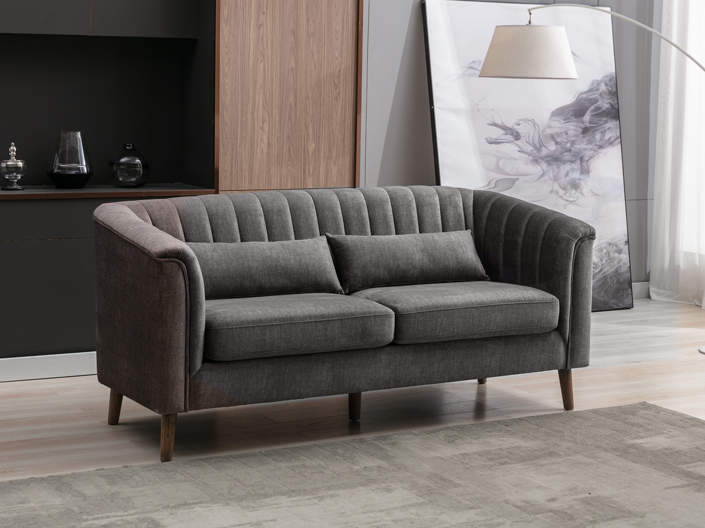 Charlotte 3 Seater - Graphite