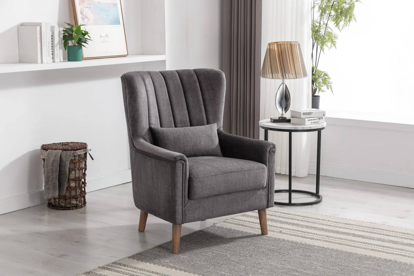 Charlotte Armchair - Graphite