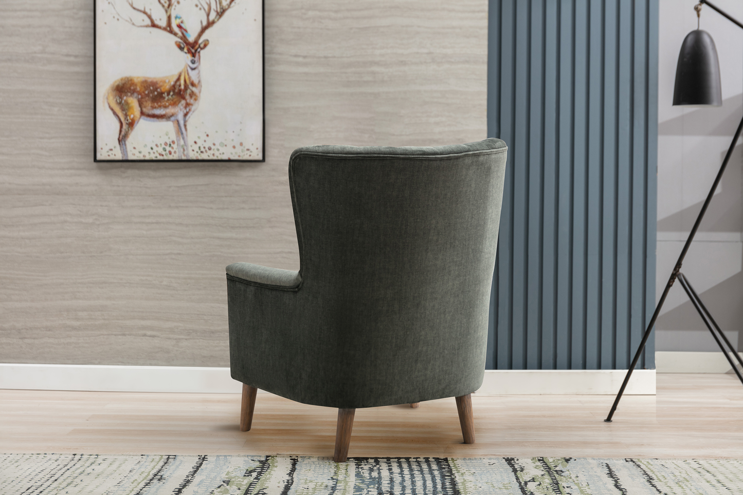 Charlotte Armchair - Winter Moss