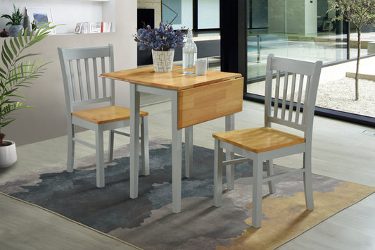 Dropleaf 2' Dining Set - Grey & Oak