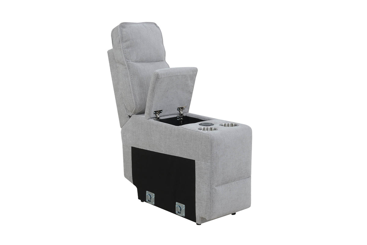 Eloise Console Sectional - Grey
