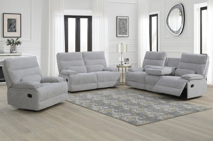 Eloise 1 Seater Manual Recliner Chair - Grey