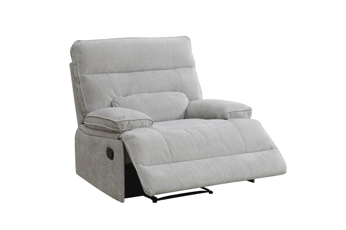 Eloise 1 Seater Manual Recliner Chair - Grey
