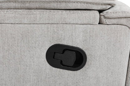 Eloise 1 Seater Manual Recliner Chair - Grey