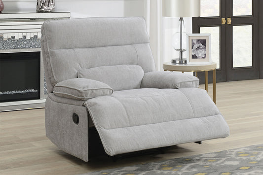 Eloise 1 Seater Manual Recliner Chair - Grey
